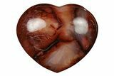Colorful Carnelian Agate Heart #205326-1